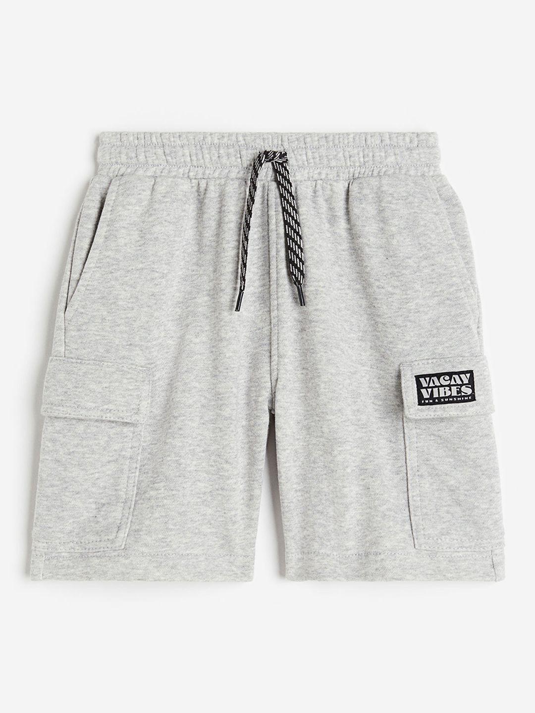 h&m boys cargo sweatshirt shorts