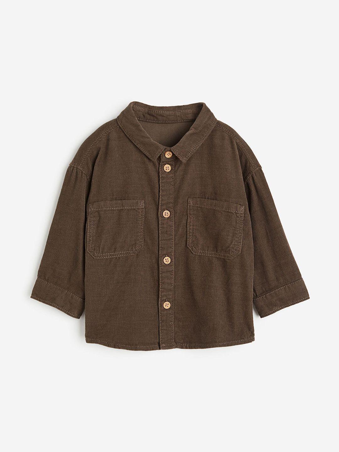 h&m boys cotton corduroy shirt