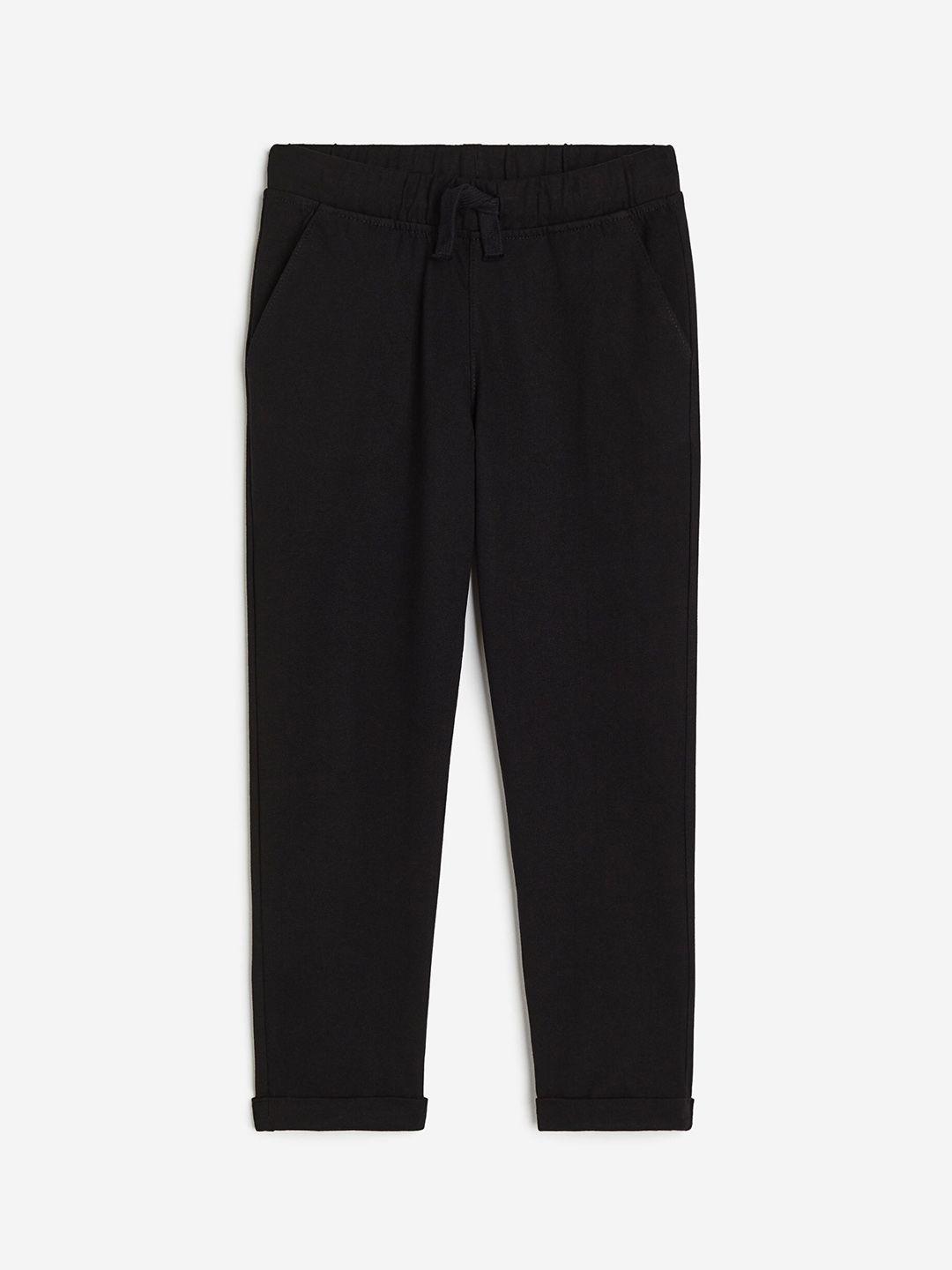 h&m boys cotton jersey joggers