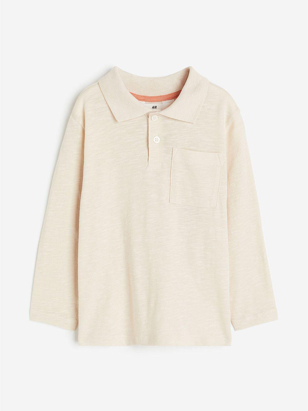 h&m boys cotton jersey polo shirt