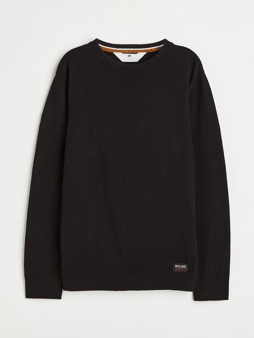 h&m boys fine-knit cotton jumper