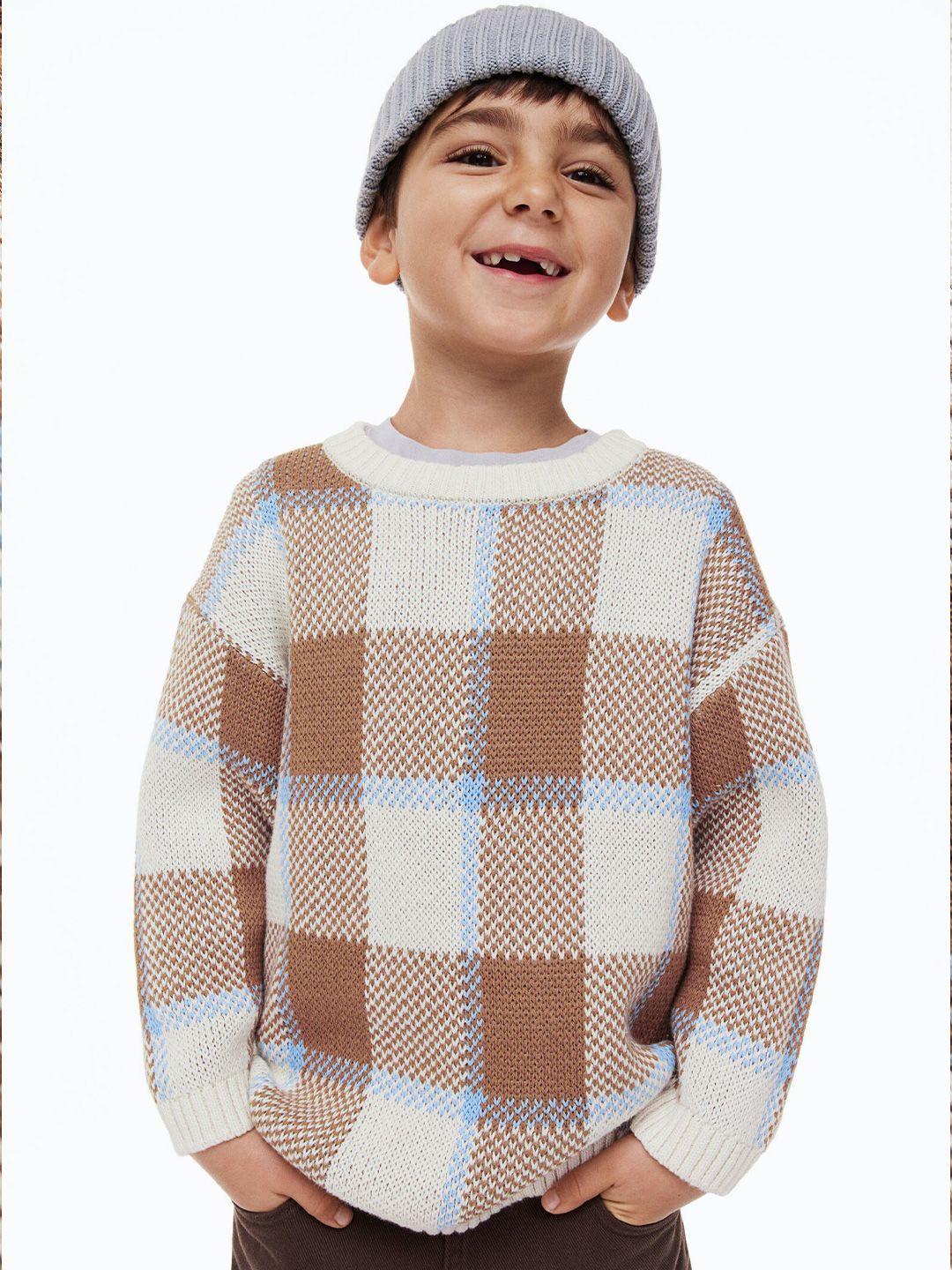 h&m boys jacquard-knit jumper