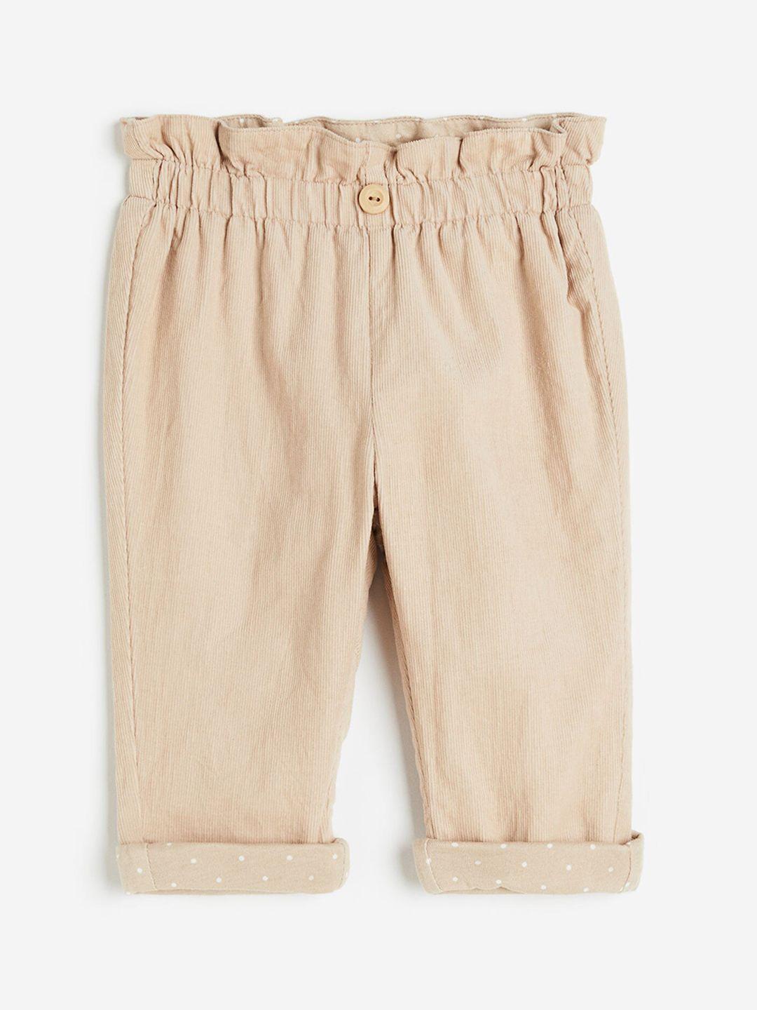 h&m boys lined corduroy trousers