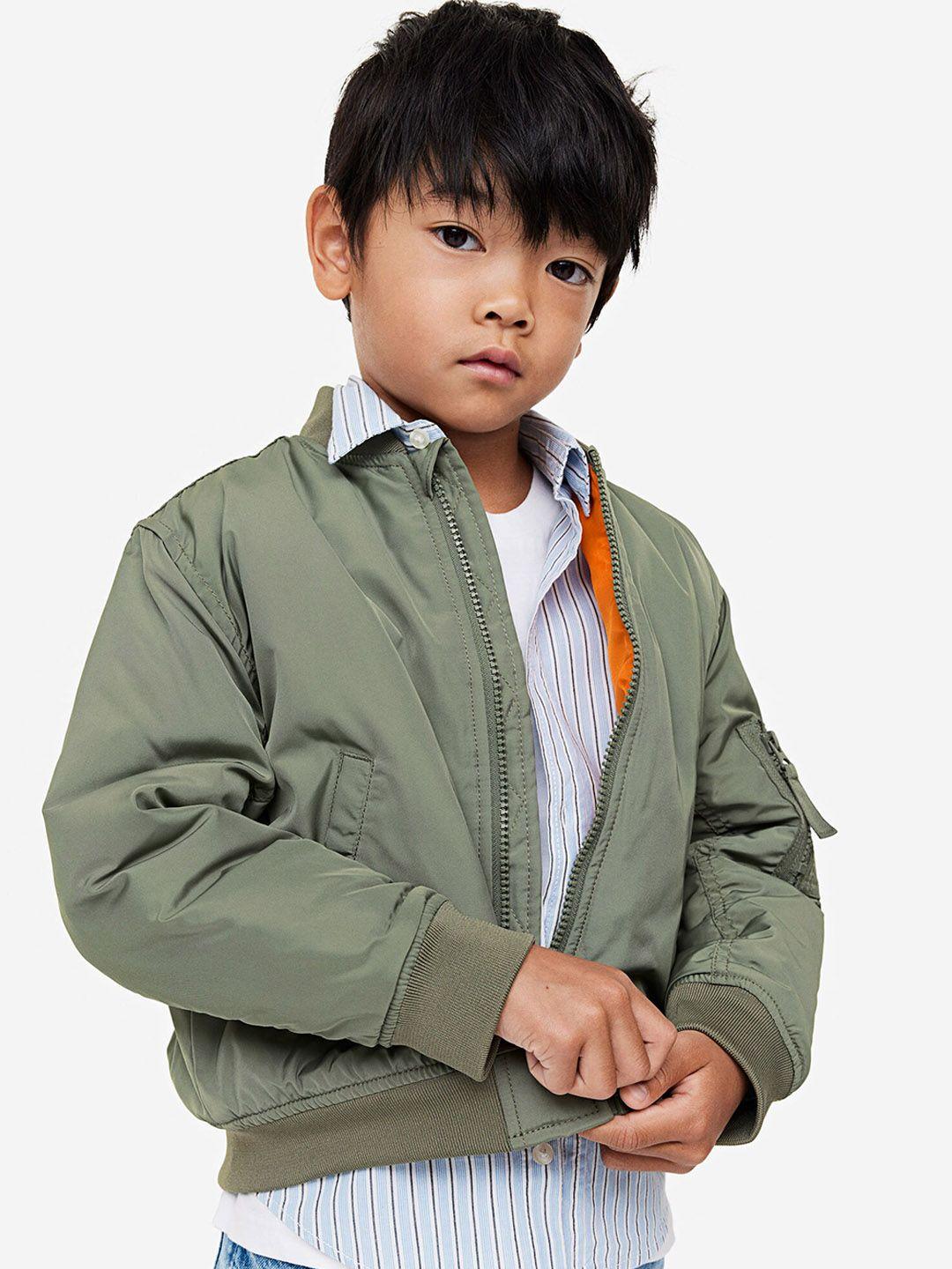 h&m boys oversized bomber jacket