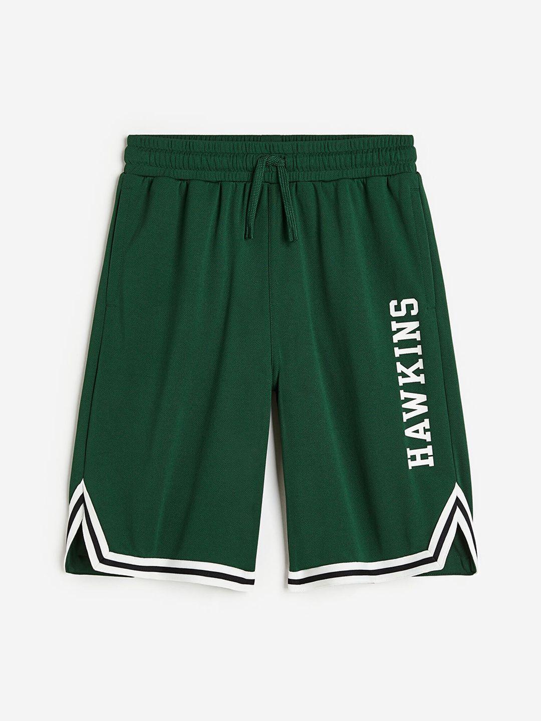 h&m boys printed basketball shorts
