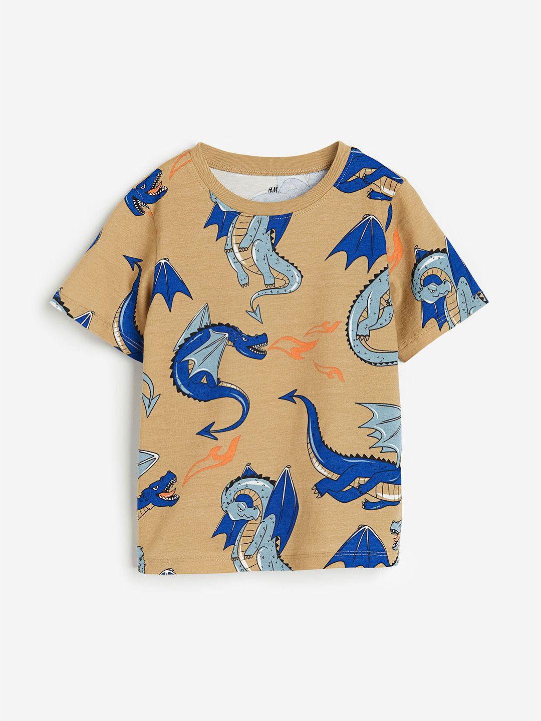 h&m boys printed cotton t-shirt