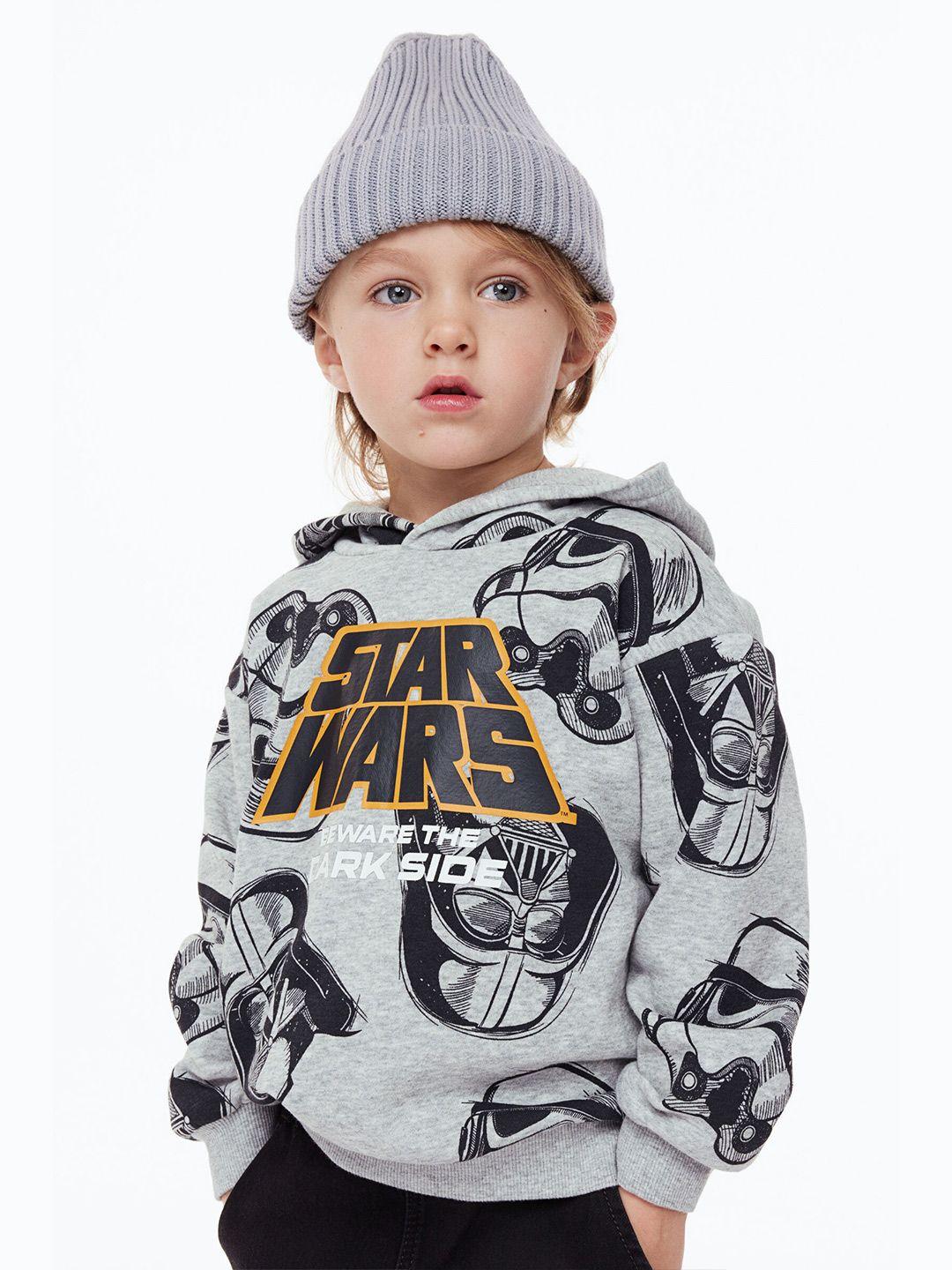 h&m boys printed hoodie