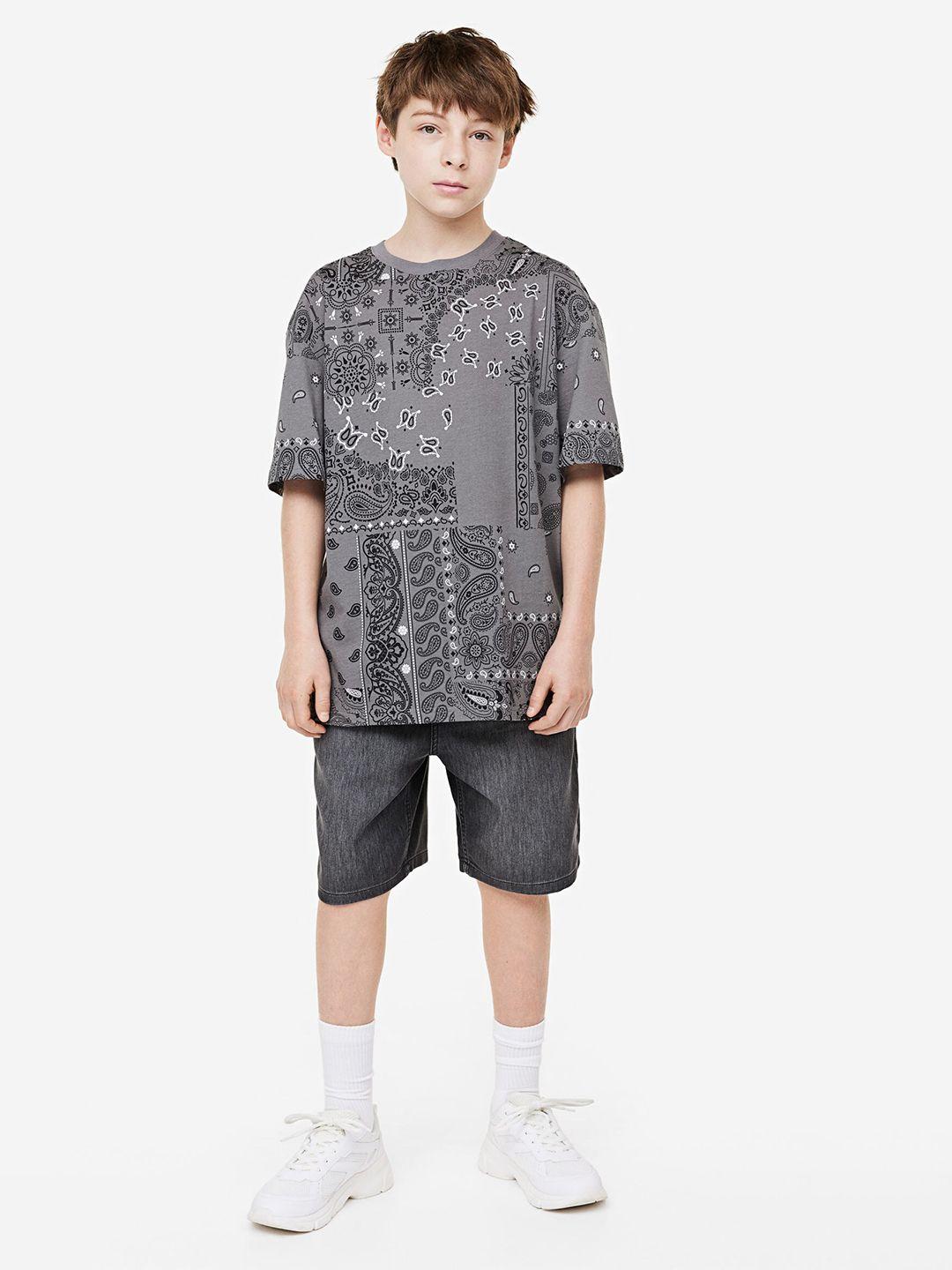 h&m boys printed jersey t-shirt