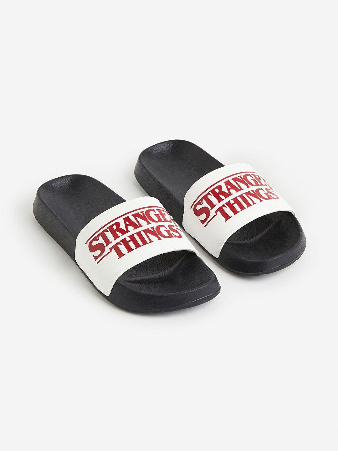 h&m boys printed pool slides