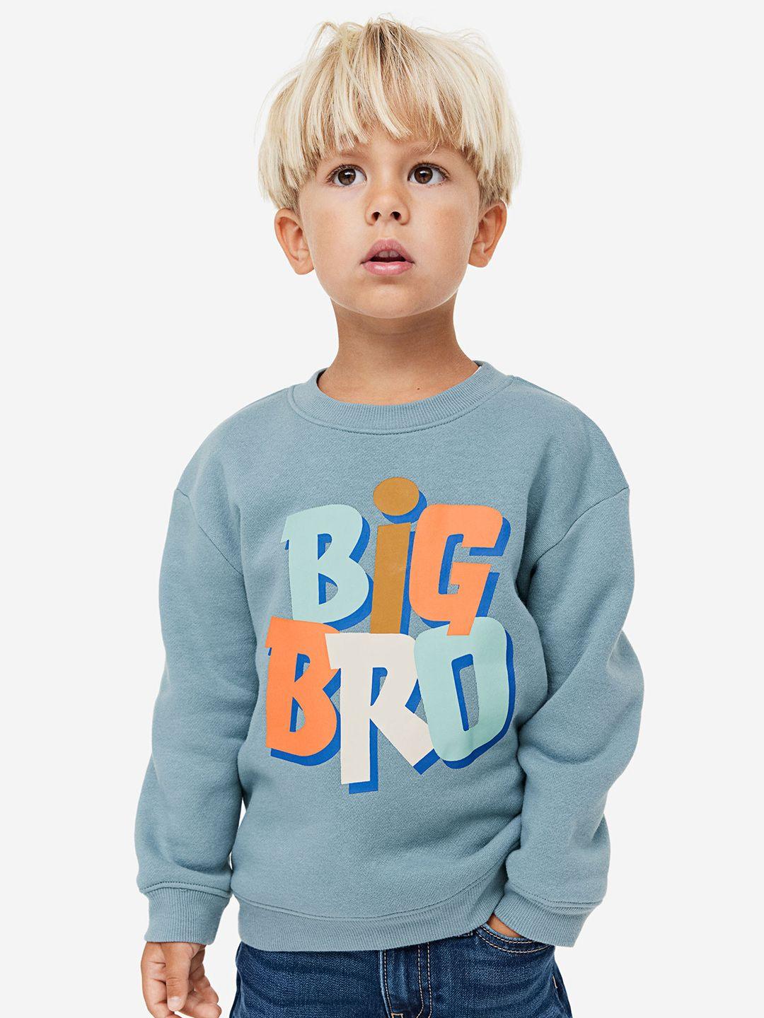 h&m boys printed sibling sweatshirt