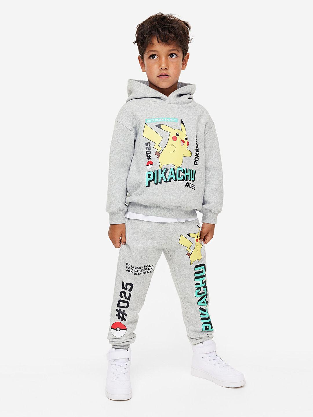 h&m boys printed sweatshirt with trousers