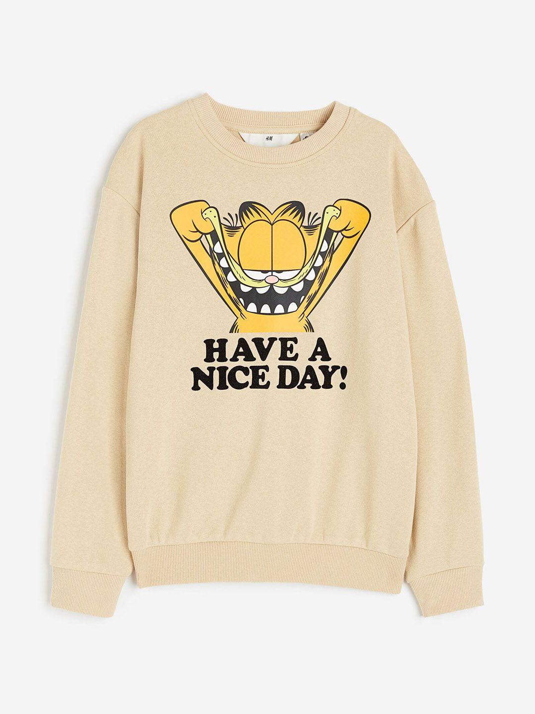 h&m boys printed sweatshirt