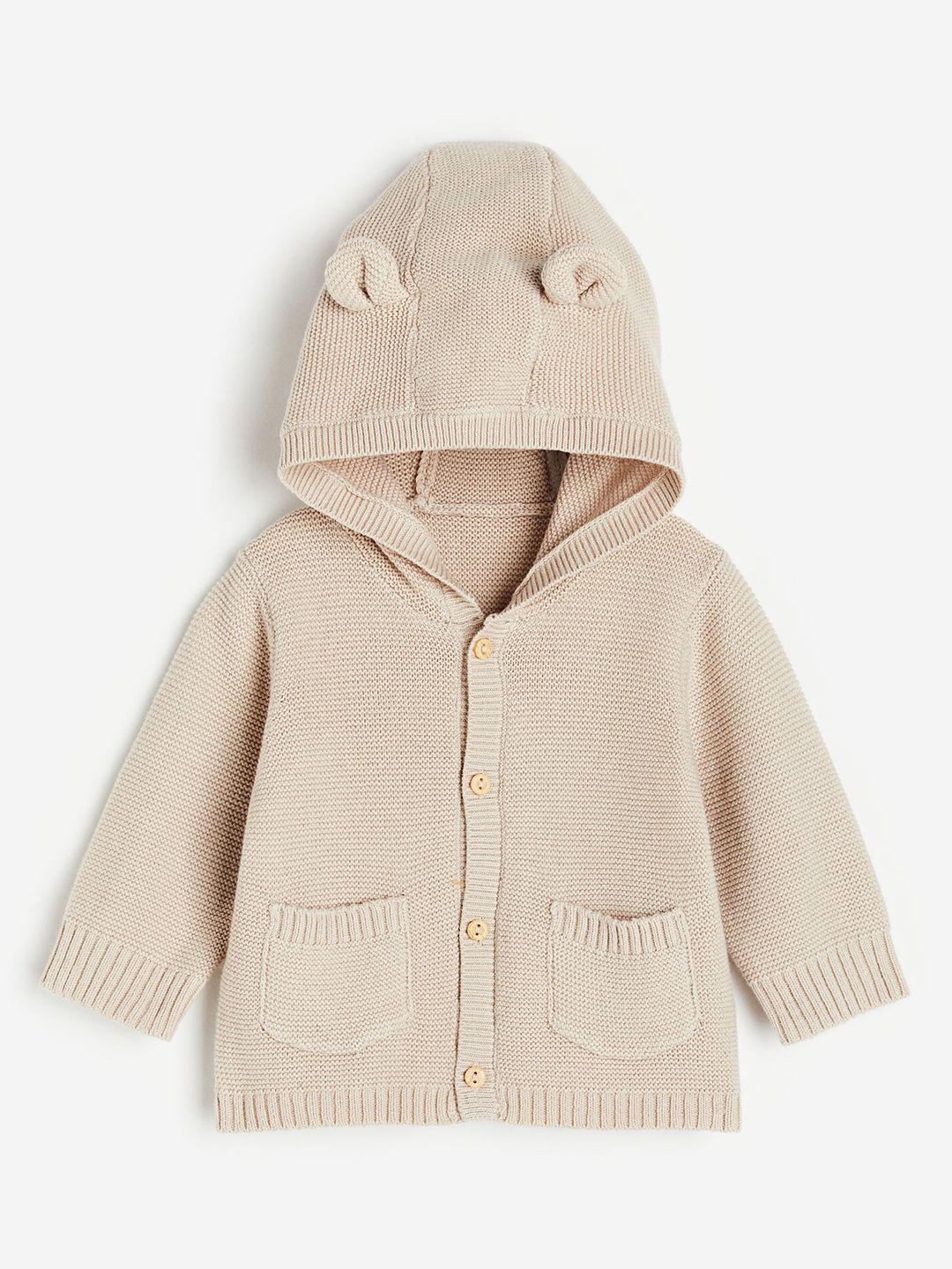 h&m boys pure cotton hooded cardigan