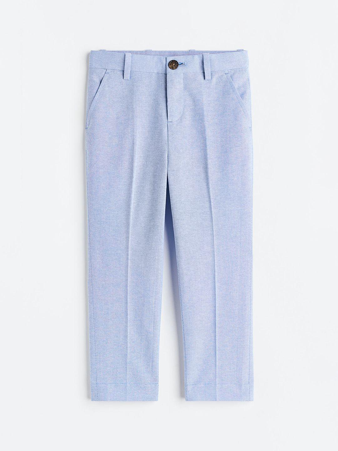 h&m boys pure cotton slim fit suit trousers