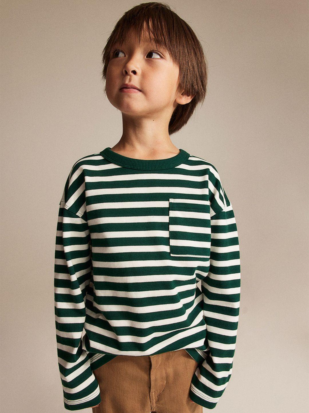 h&m boys striped long-sleeved t-shirt