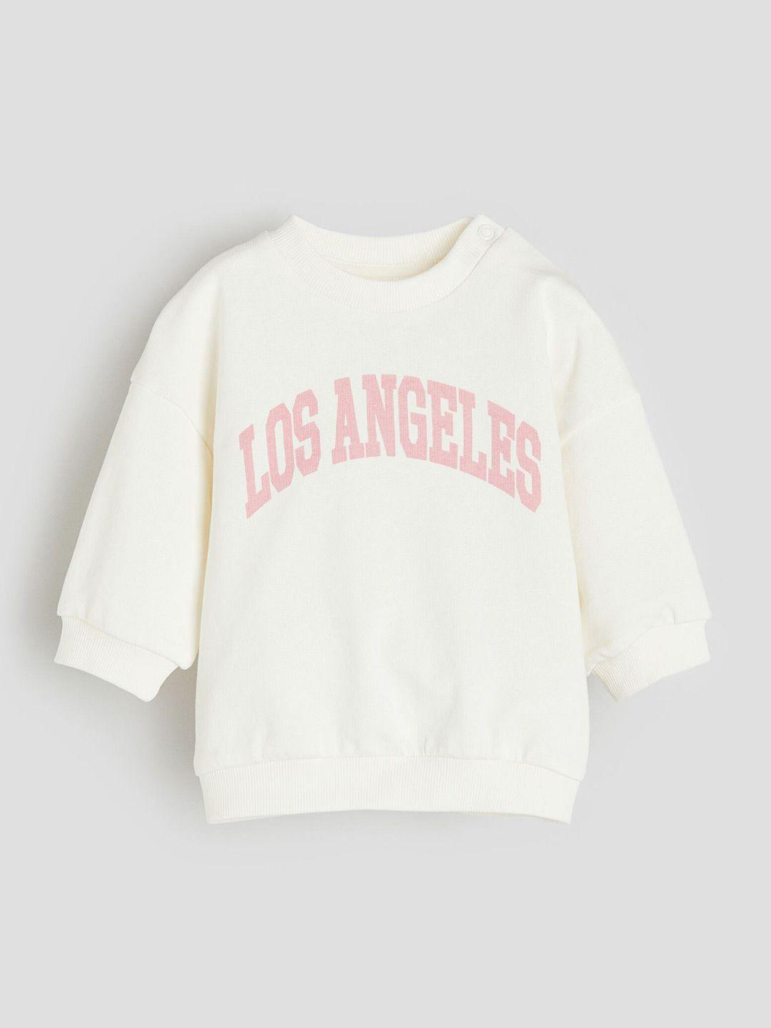 h&m boys text-print cotton sweatshirt