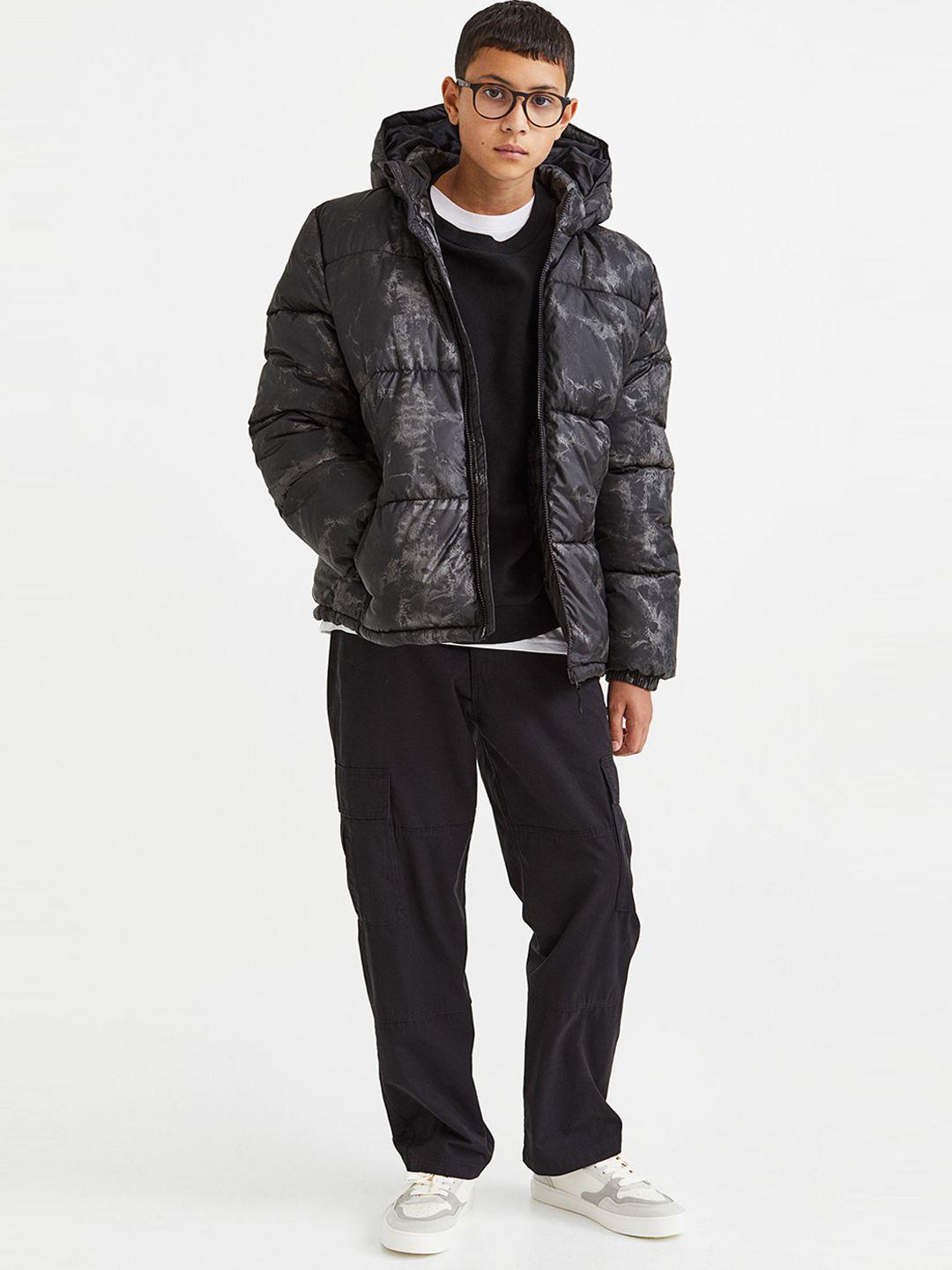 h&m boys water-repellent puffer jacket