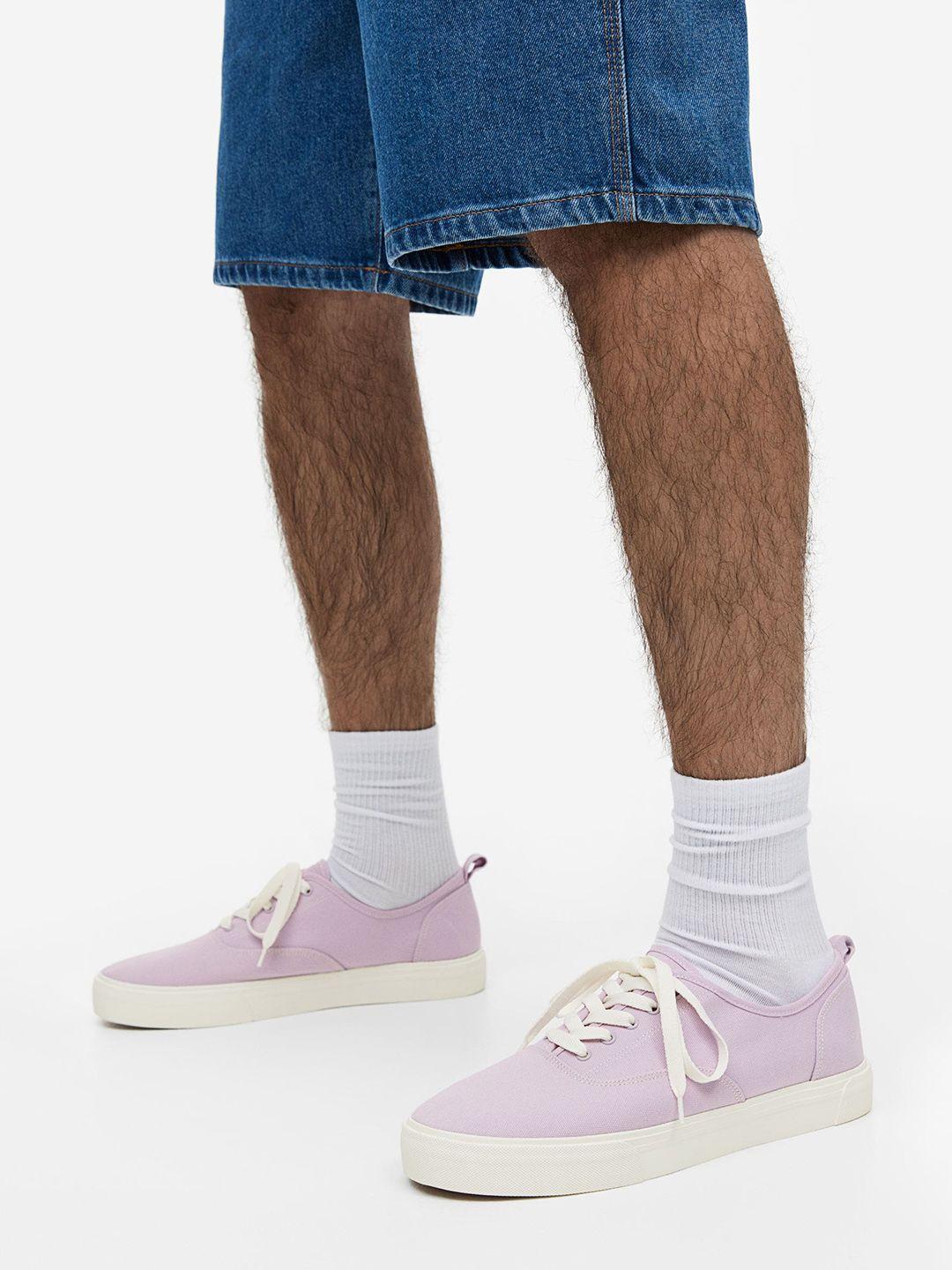 h&m canvas trainers