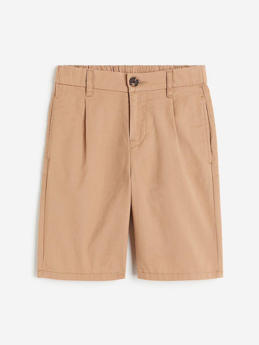 h&m cotton chino shorts