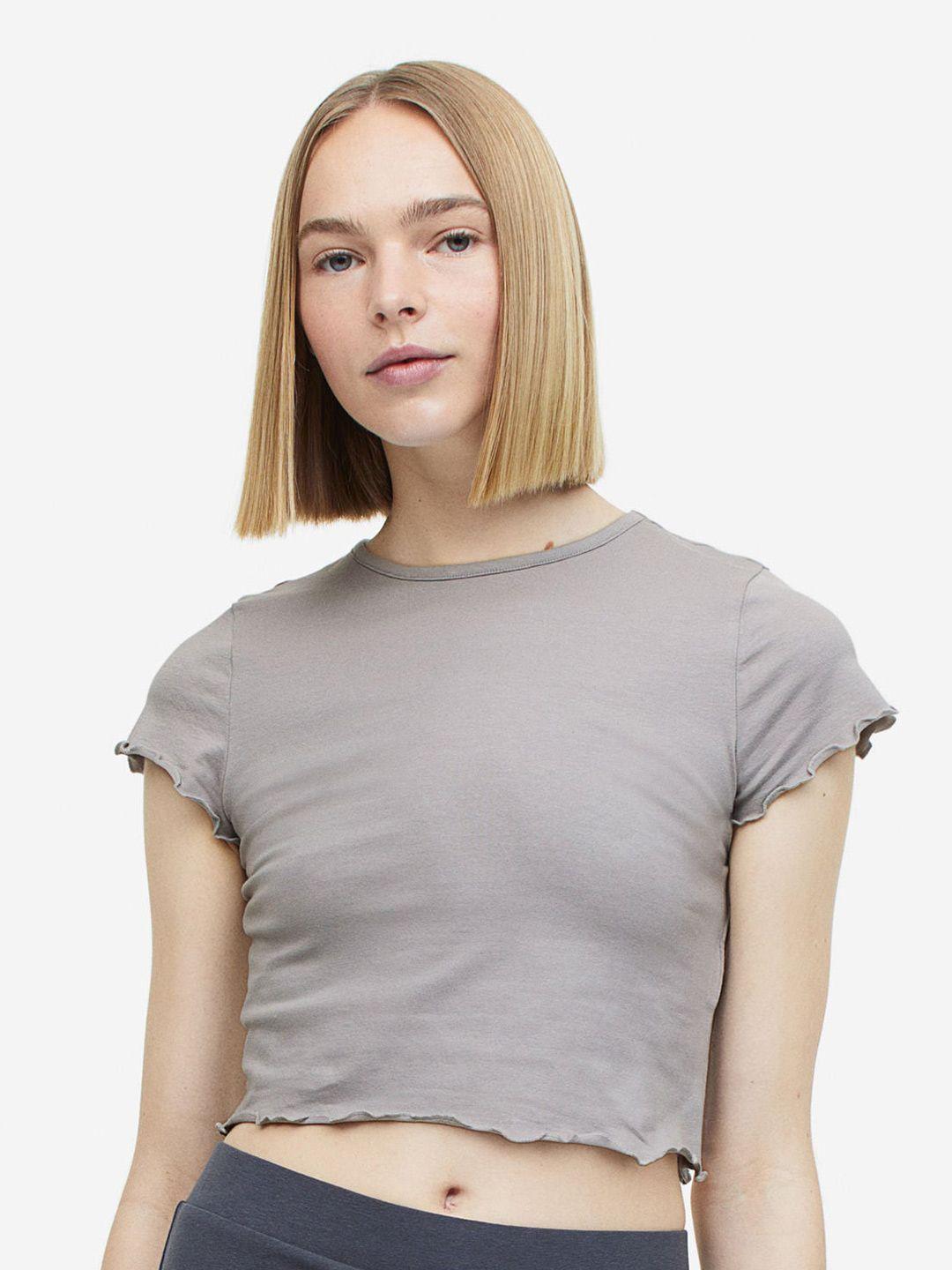 h&m cropped t-shirt