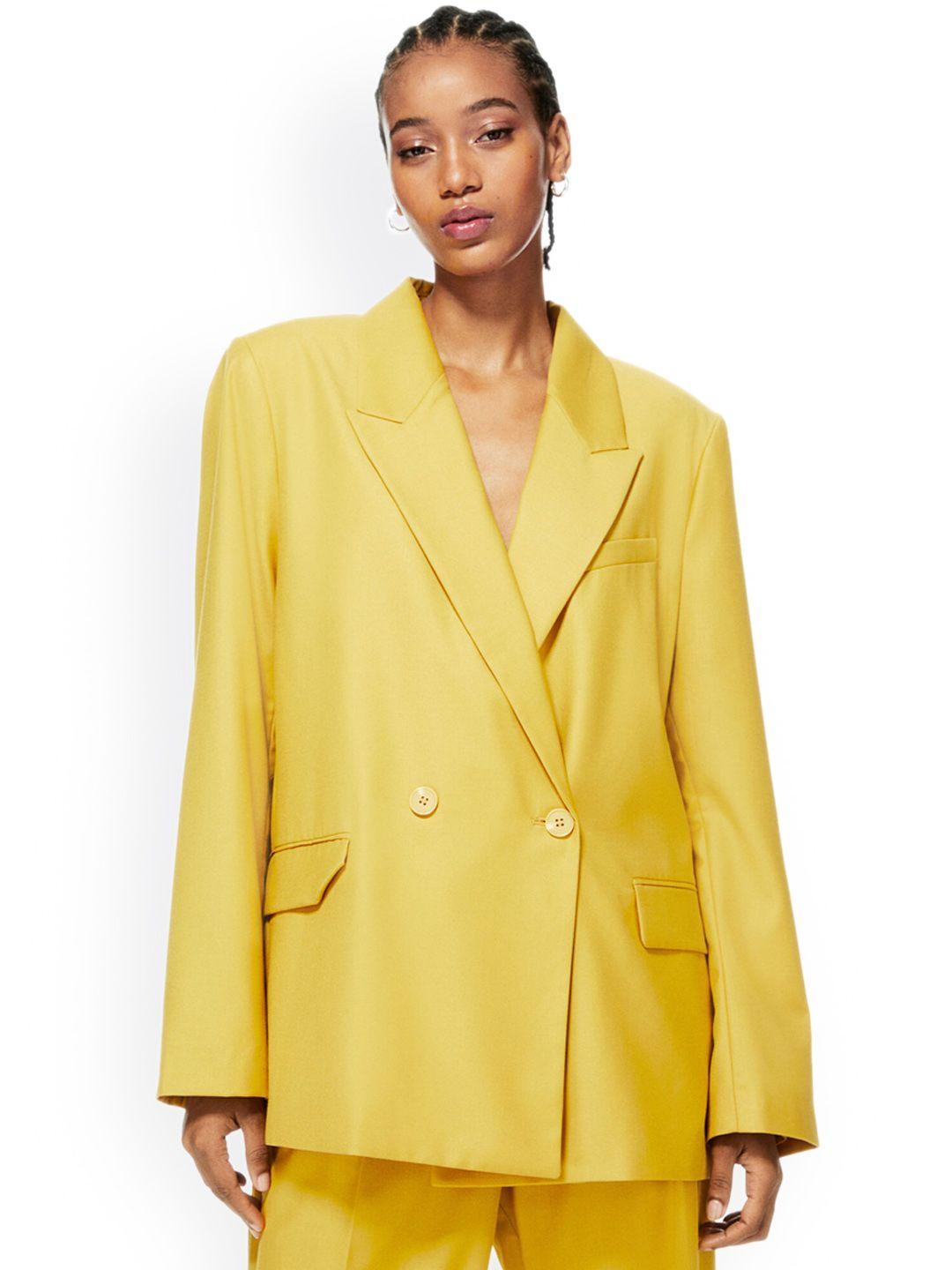 h&m double-breasted blazer