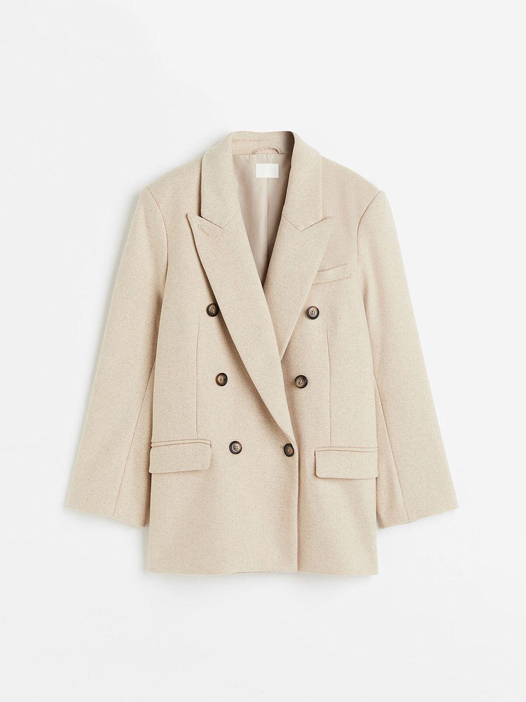 h&m double-breasted blazer