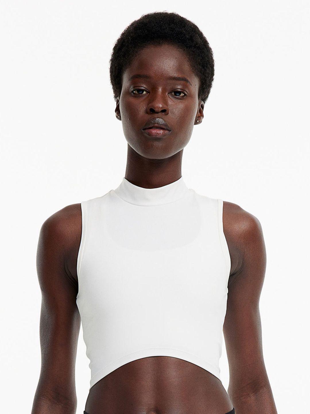 h&m drymove cropped sports top