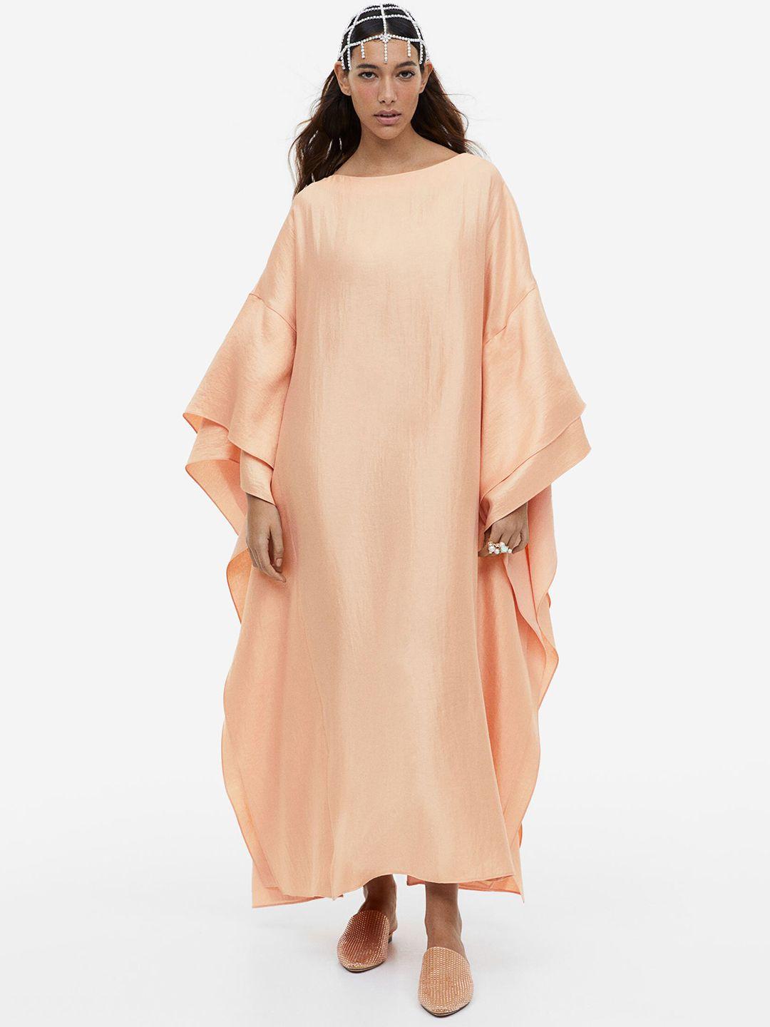 h&m flounce-trimmed dress