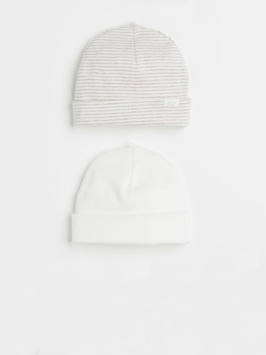 h&m girls 2-pack cotton hats