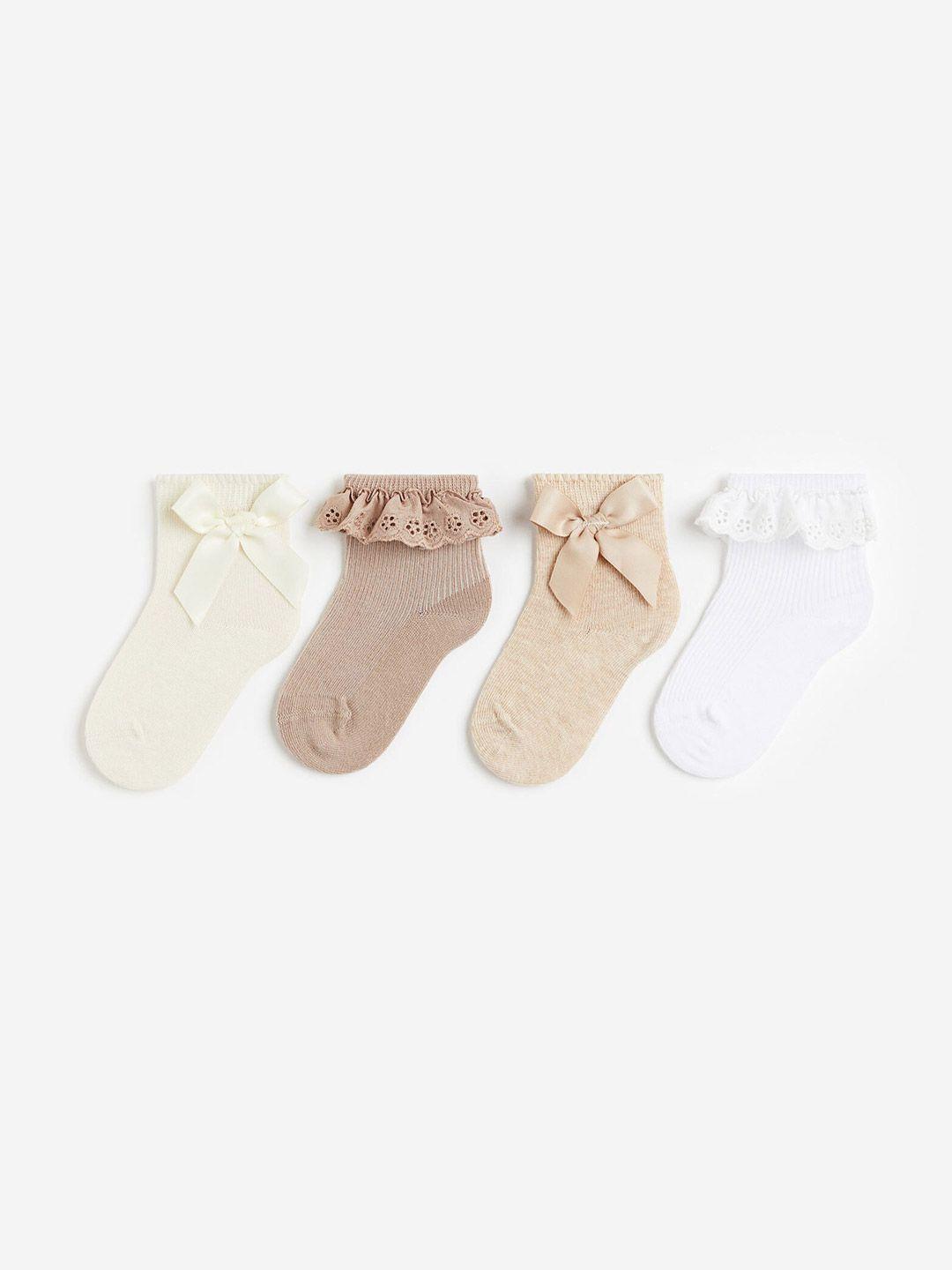 h&m girls 4-pack socks