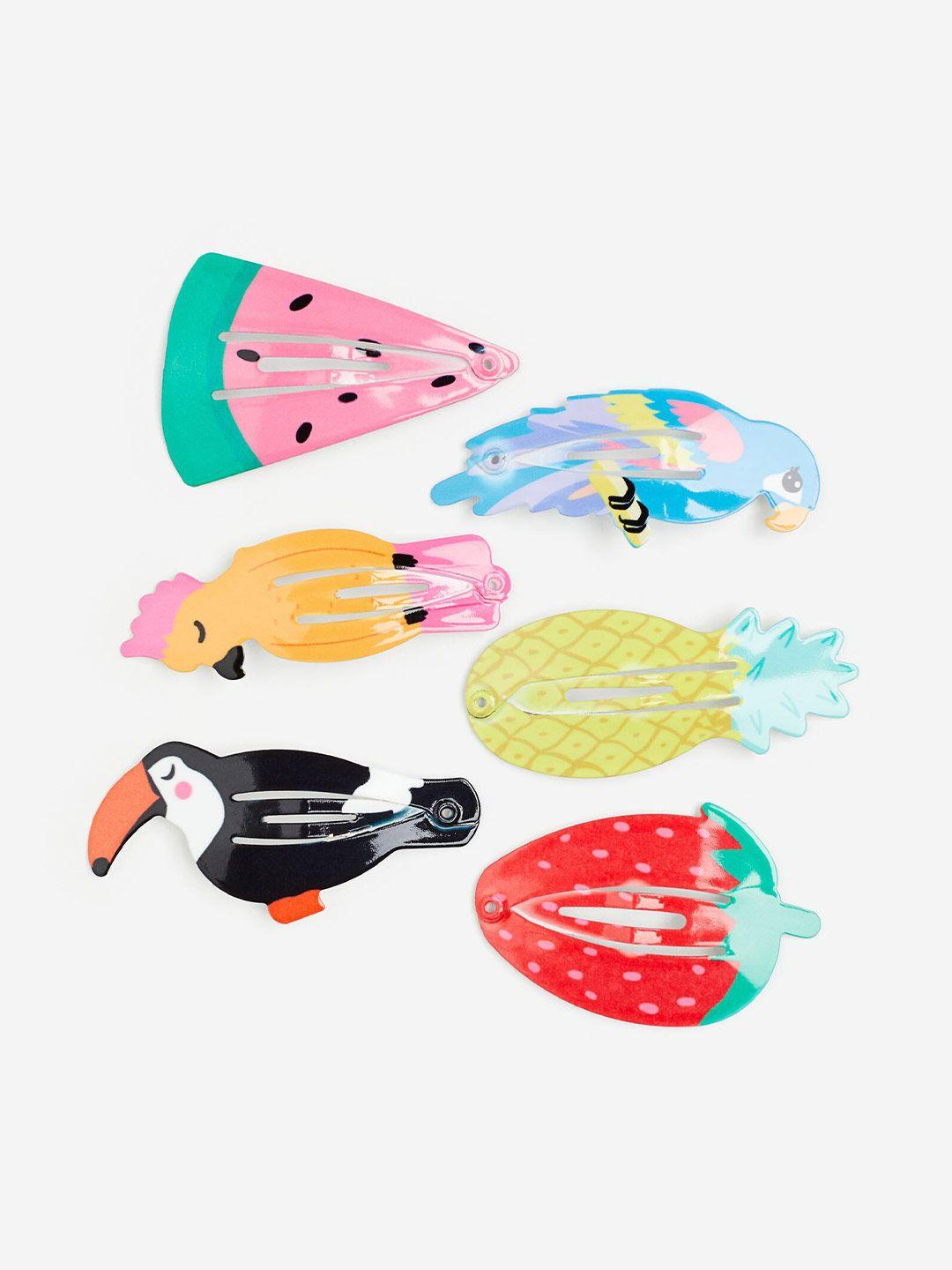 h&m girls 6-pack hair clips