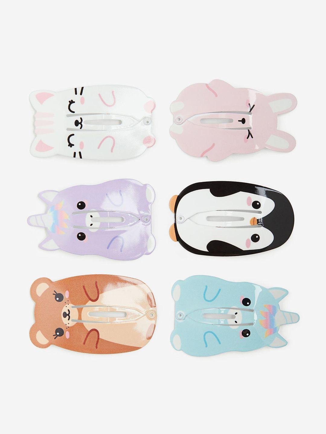 h&m girls 6-pack hair clips