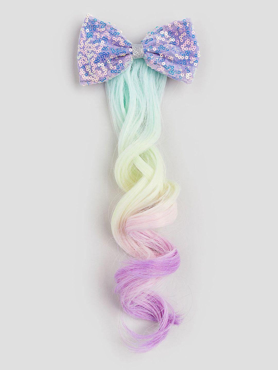 h&m girls hair clip with hair extensions