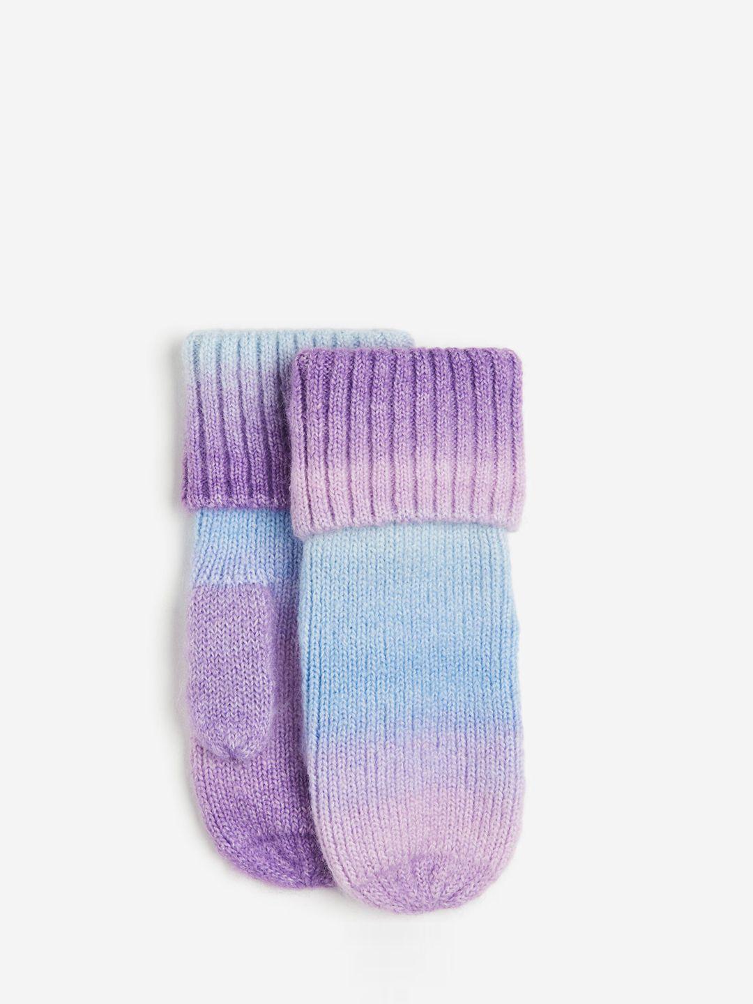 h&m girls knitted mittens