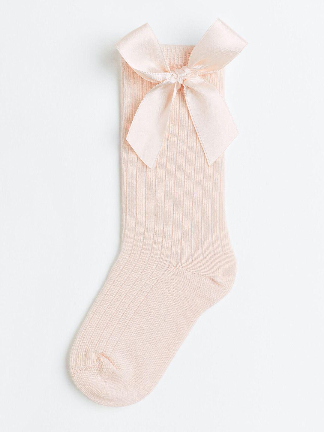 h&m girls patterned knee length socks