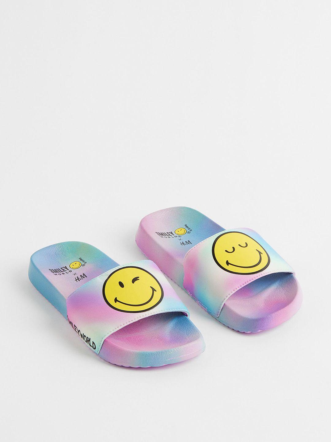 h&m girls print-motif pool shoes