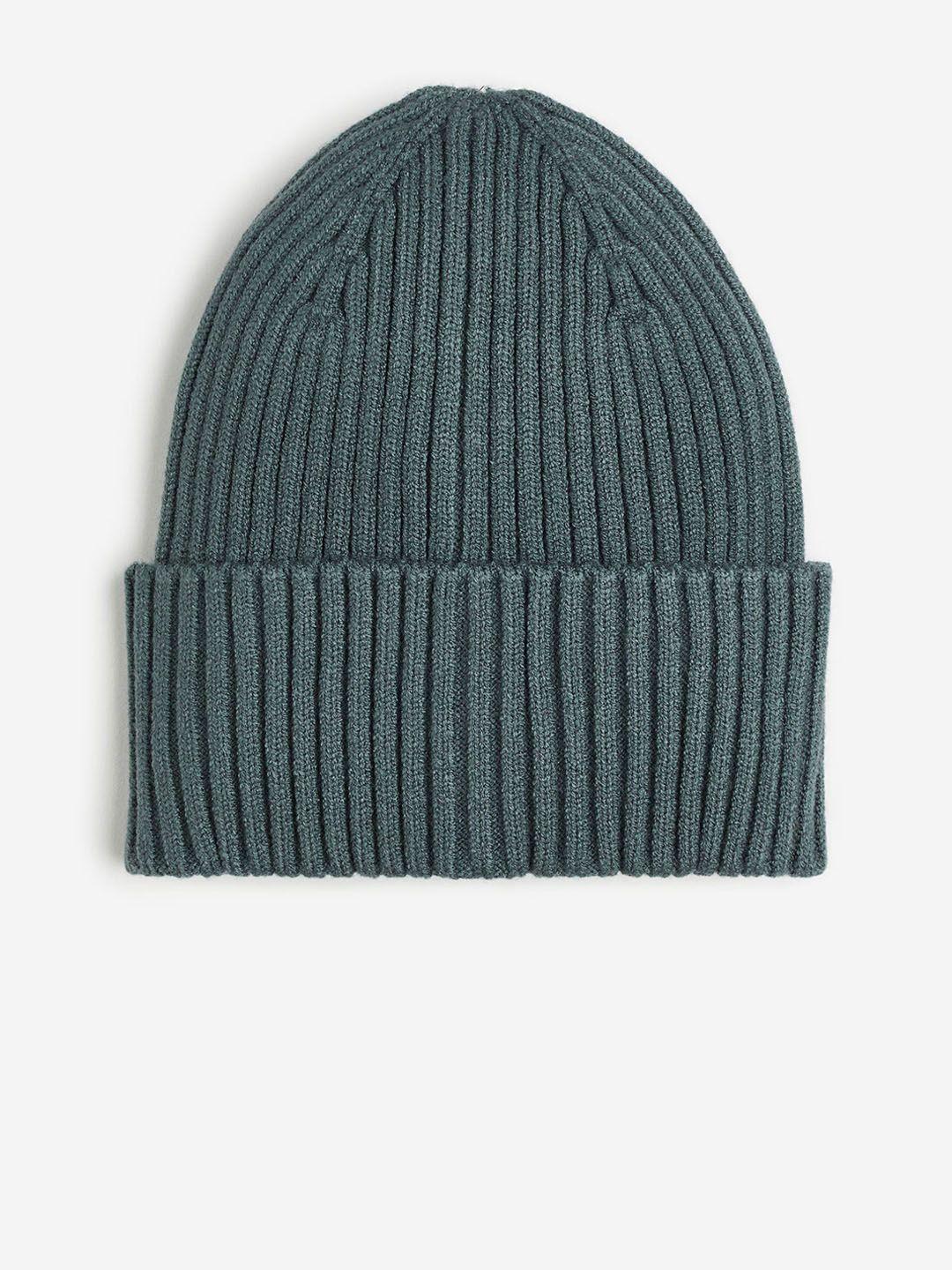 h&m girls rib-knit hat