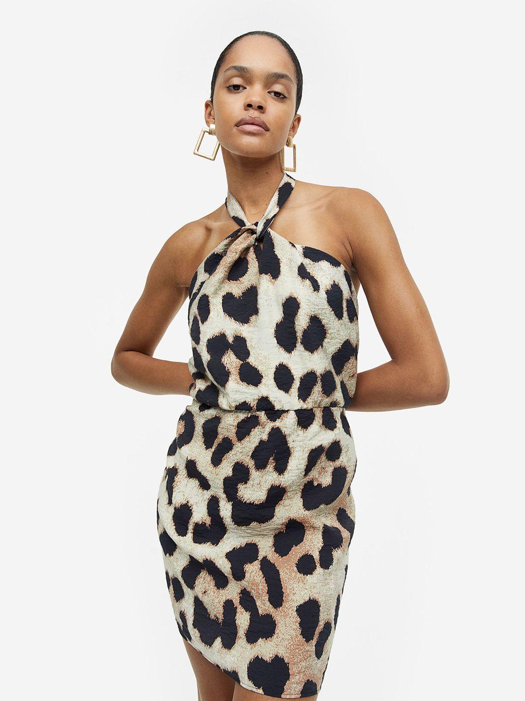 h&m halterneck dress