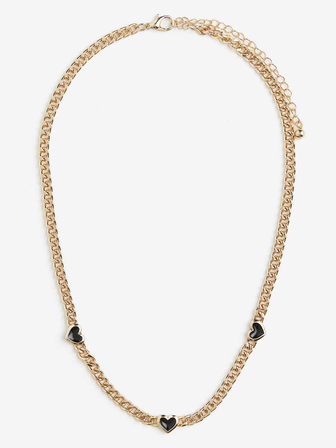 h&m heart-detail necklace
