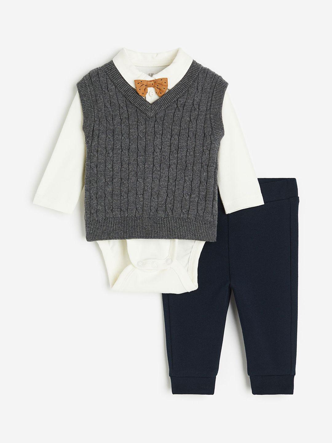 h&m infant boys 3-piece dressy set