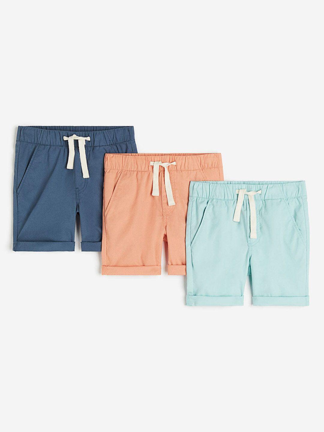 h&m infant boys pack of 3 cotton shorts