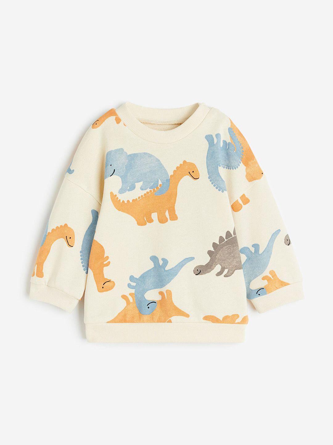 h&m infant boys printed pure cotton sweatshirts