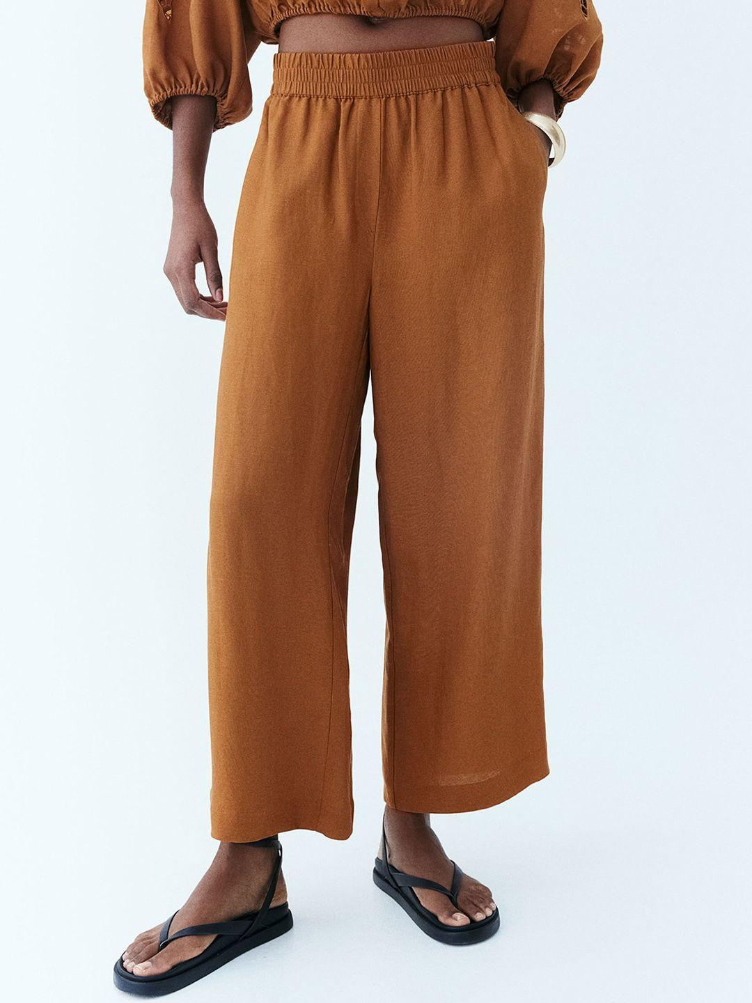 h&m loose fit trousers
