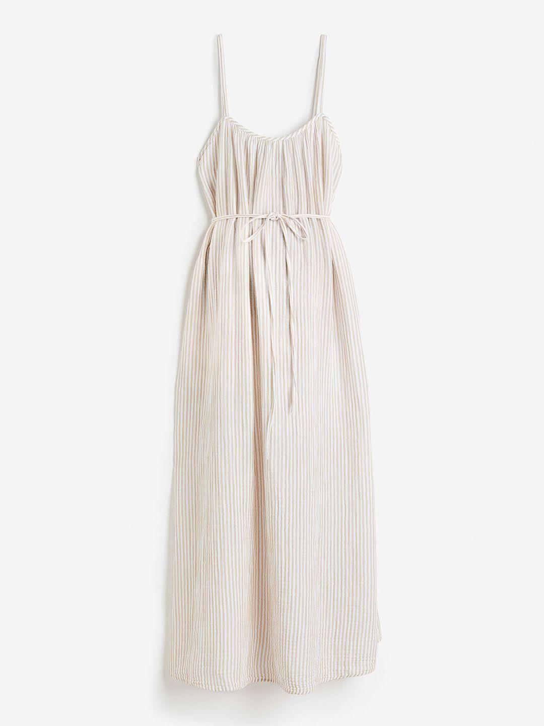 h&m mama a-line cotton dress