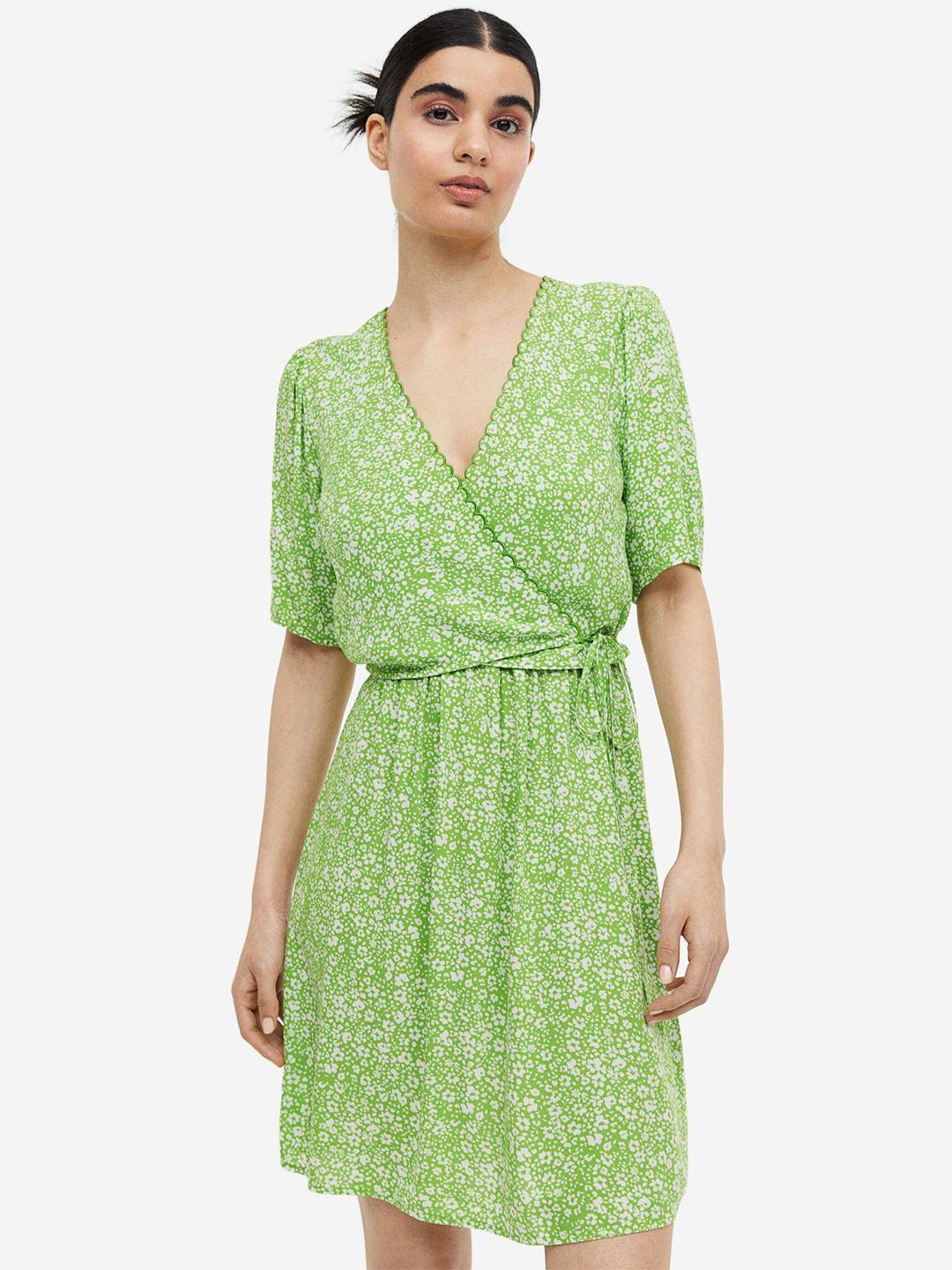 h&m mama nursing wrap dress