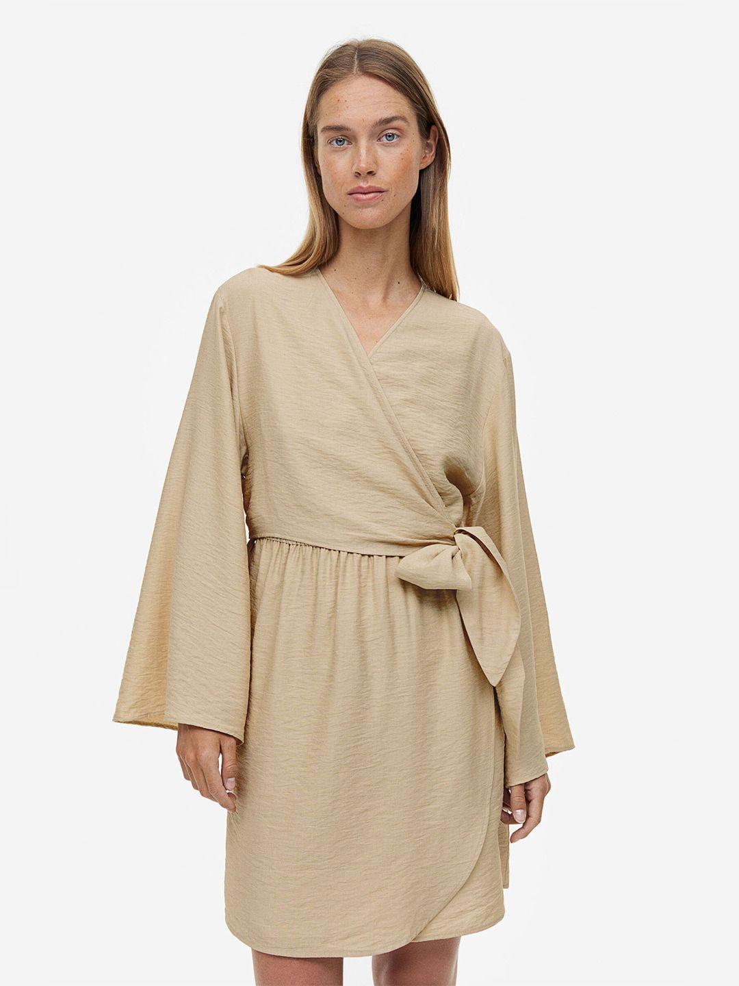 h&m mama nursing wrap dress