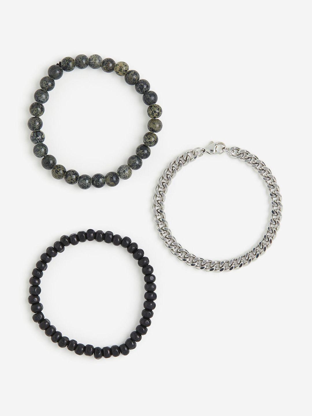 h&m men 3-pack bracelets