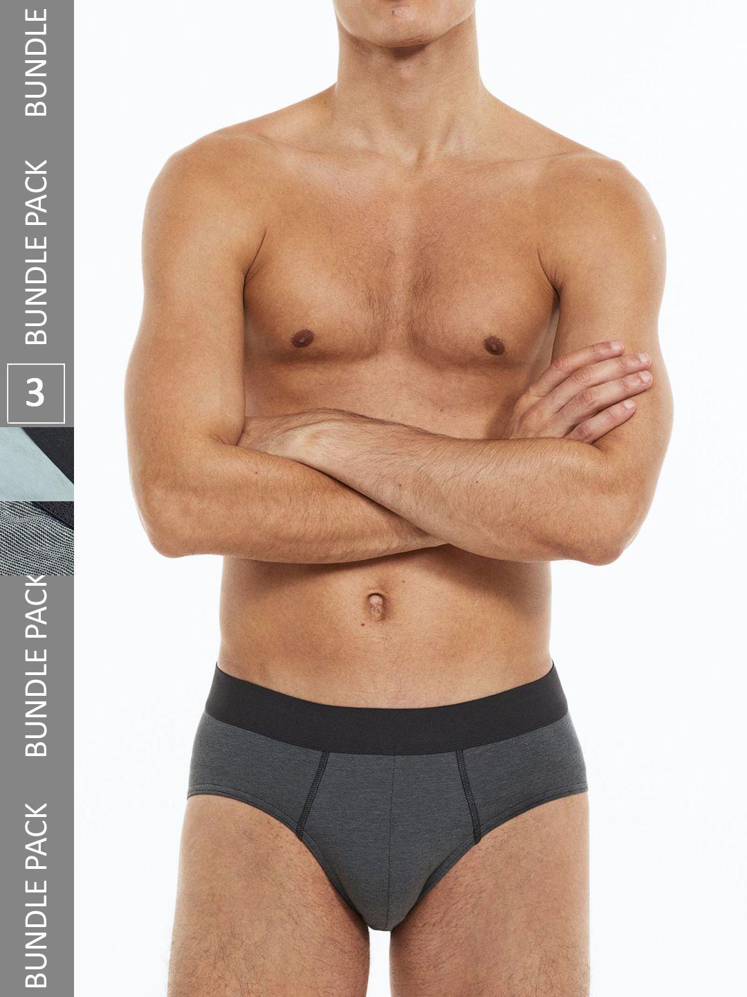 h&m men 3-pack xtra life briefs