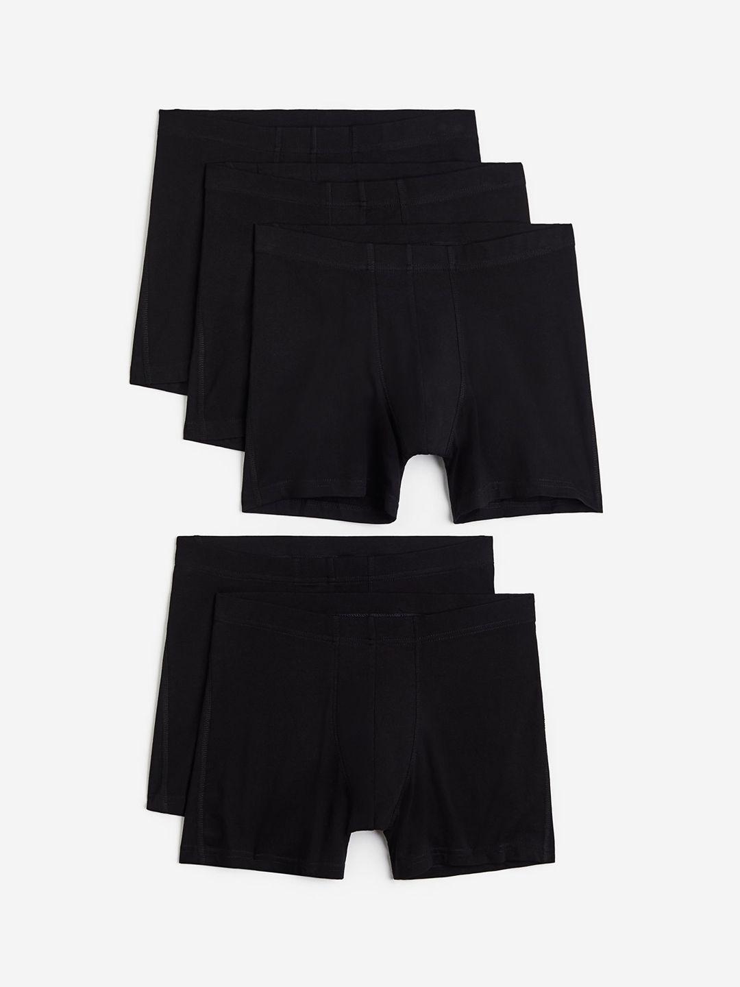 h&m men 5-pack cotton trunks