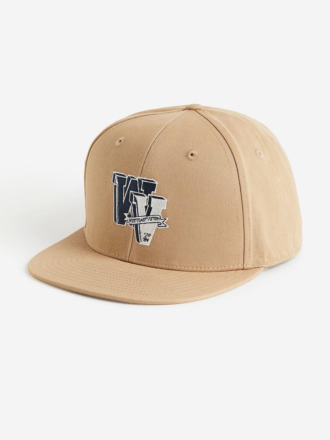 h&m men applique cap